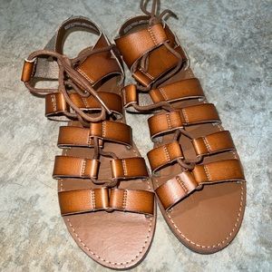 Lace up sandals
